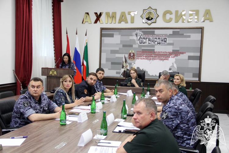 В Грозном прошел учебно-методический сбор начальников пресс-служб Северо-Кавказского округа Росгвардии