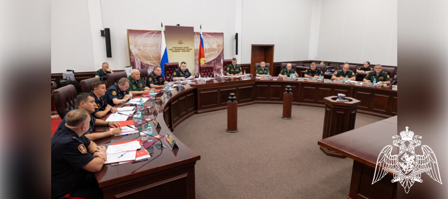 Генерал-полковник полиции Василий Сонин подвел итоги служебно-боевой деятельности курируемых подразделений Росгвардии
