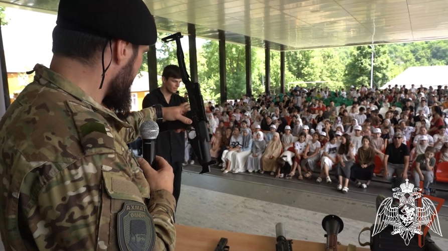 Мероприятия акции «Каникулы с Росгвардией» проходят в Чеченской Республике