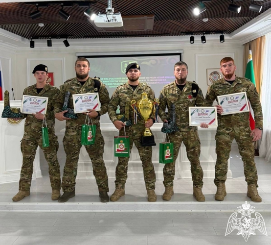 Команда ОМОН «АХМАТ-Грозный» завоевала Кубок Министерства молодежи Чеченской Республики 