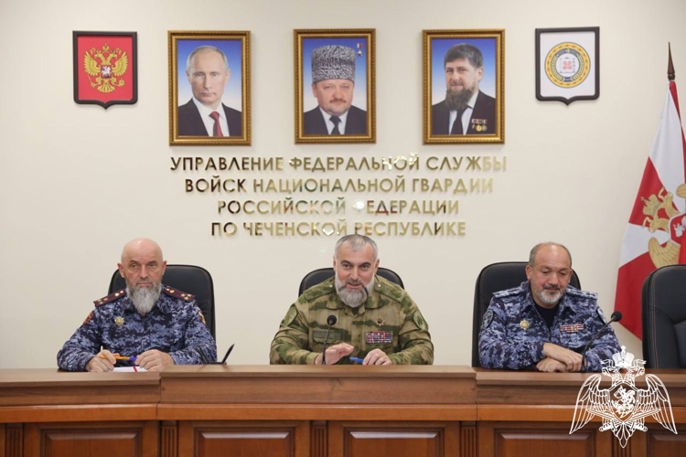 В Управлении Росгвардии по Чеченской Республике отметили годовщину со Дня образования подразделений военно-политической работы