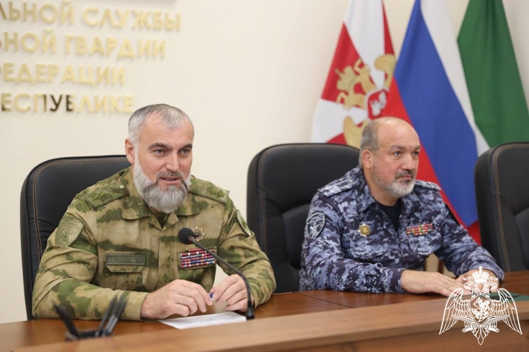 В Управлении Росгвардии по Чеченской Республике отметили годовщину со Дня образования подразделений военно-политической работы