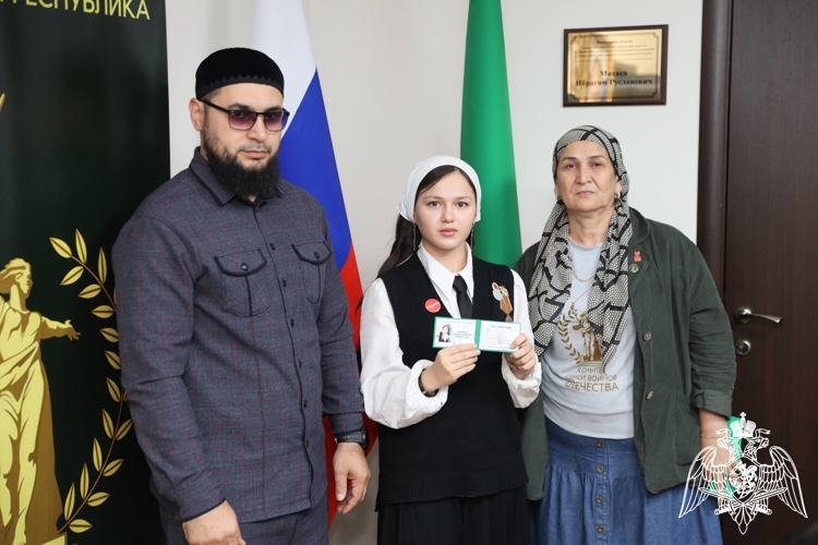 В Грозном росгвардейцы приняли участие в патриотическом мероприятии 
