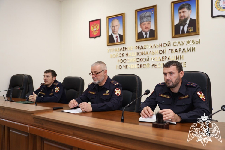 В Управлении Росгвардии по Чеченской Республике обсудили защиту объектов ТЭК 