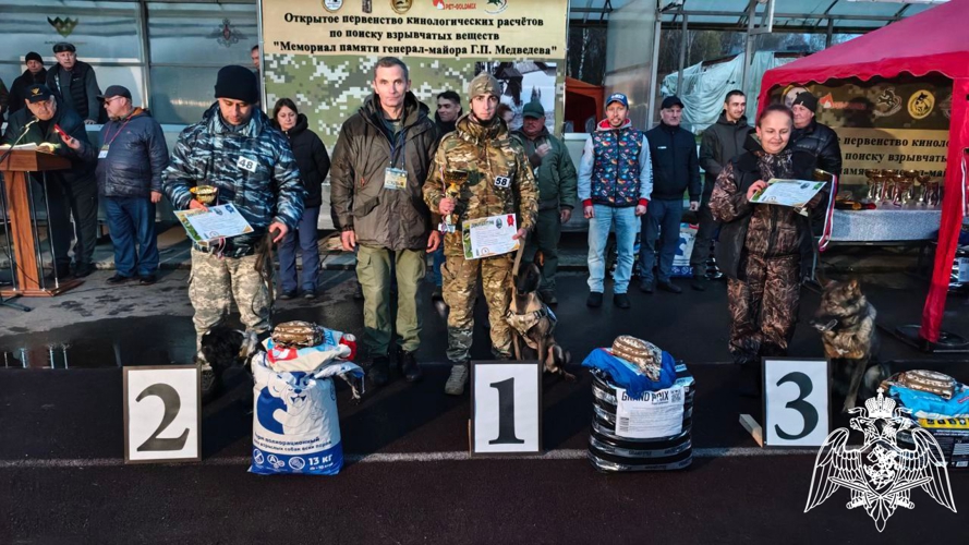 Сотрудник Росгвардии из Чеченской Республики показал высокий результат на престижных соревнованиях кинологов