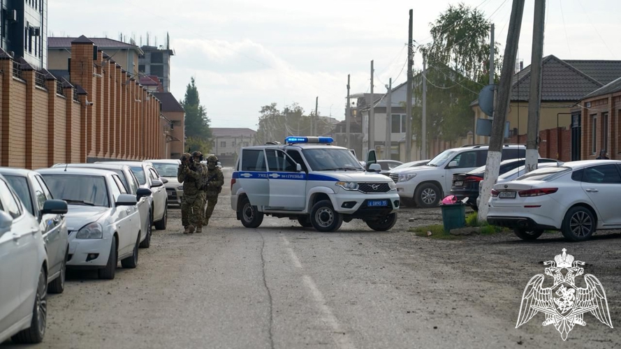 Сотрудники Росгвардии приняли участие в межведомственном учении в Чеченской Республике