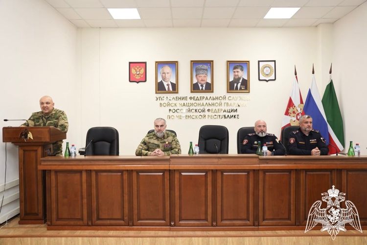 В Управлении Росгвардии по Чеченской Республике успешно завершилась итоговая проверка за 2025 год
