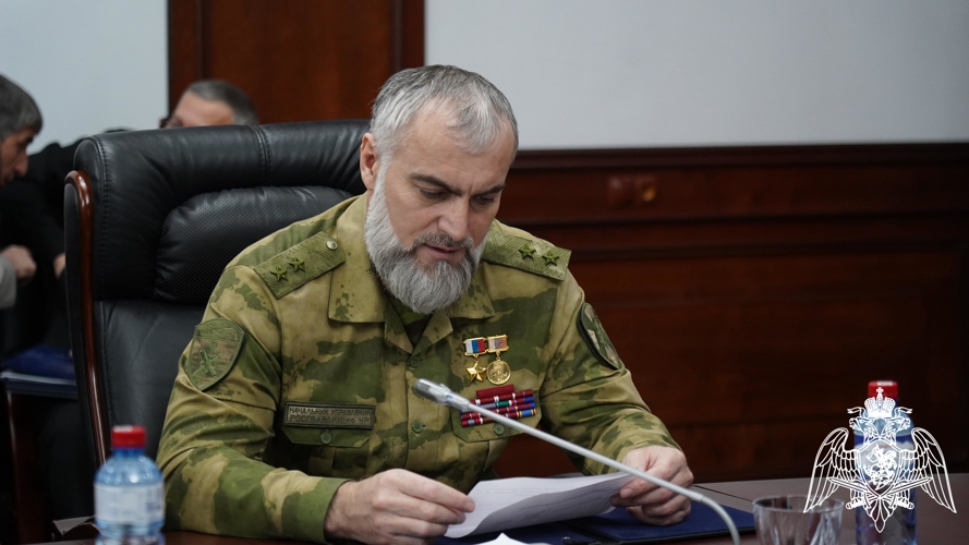 Руководитель Управления Росгвардии по Чеченской Республике принял участие в заседании межведомственной комиссии Совбеза России