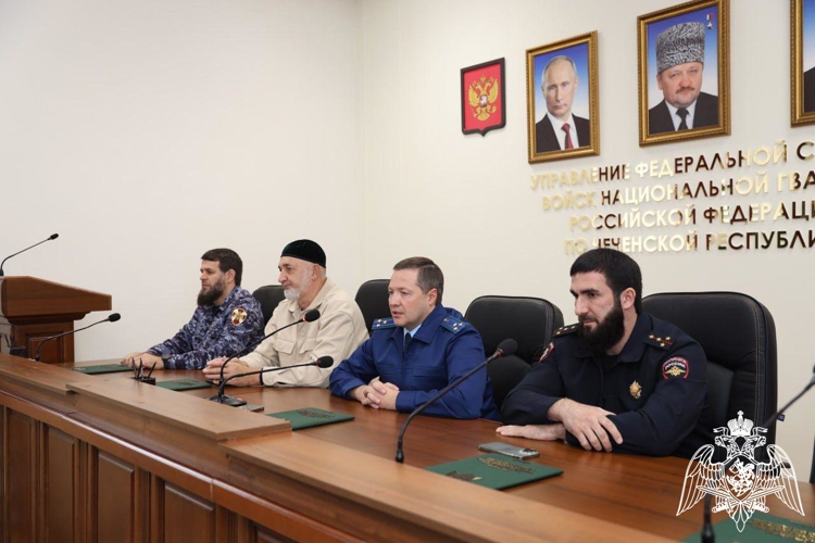 В Управлении Росгвардии по Чеченской Республике состоялся круглый стол