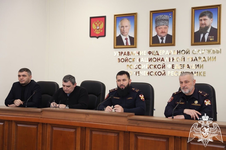 В Управлении Росгвардии по Чеченской Республике обсудили защиту объектов ТЭК