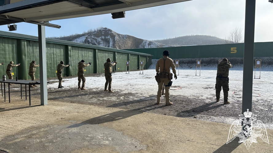 Журналисты федерального телеканала рассказали о подготовке росгвардейцев в Российском университете спецназа 