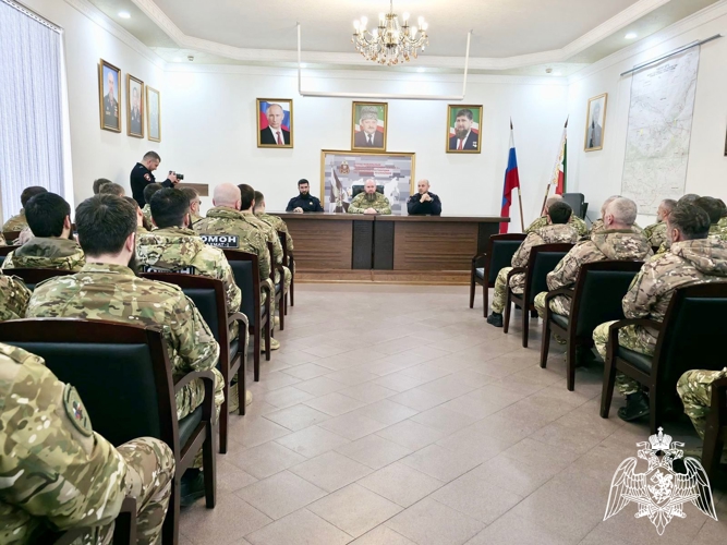 В спецподразделении Управления Росгвардии по Чеченской Республике состоялось межведомственное совещание