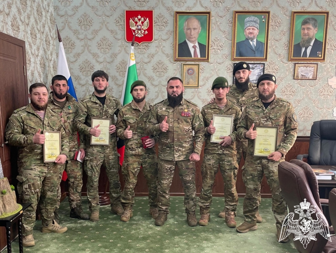 В Управлении Росгвардии по Чеченской Республике отметили заслуги сборной команды по дзюдо