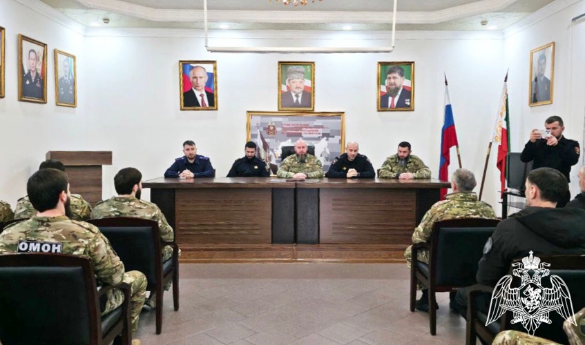 В Грозном на базе спецподразделения Росгвардии состоялась межведомственная рабочая встреча 