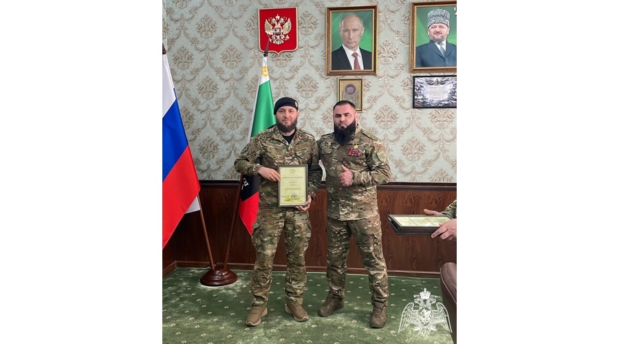 В Управлении Росгвардии по Чеченской Республике отметили заслуги сборной команды по дзюдо