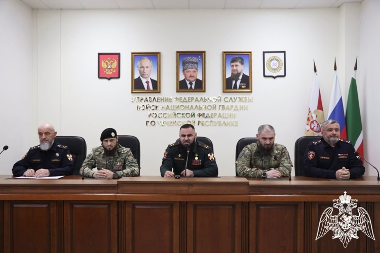 В Управлении Росгвардии по Чеченской Республике отметили День войск национальной гвардии Российской Федерации 
