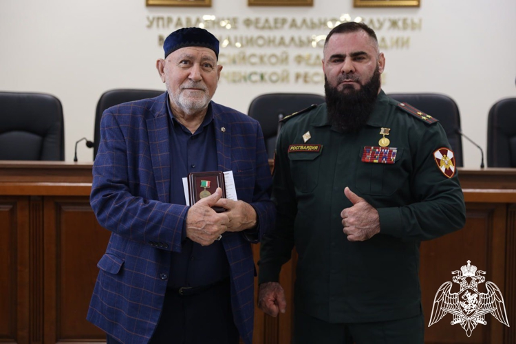 В Управлении Росгвардии по Чеченской Республике отметили День войск национальной гвардии Российской Федерации 