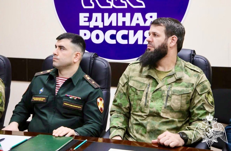 В Грозном офицер Росгвардии принял участие в совещании по подготовке к «Диктанту Победы»