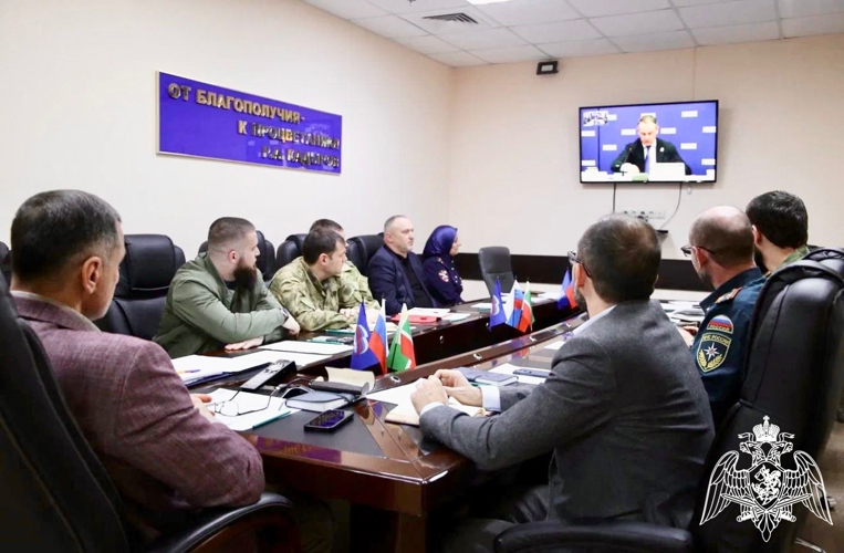 В Грозном офицер Росгвардии принял участие в совещании по подготовке к «Диктанту Победы»