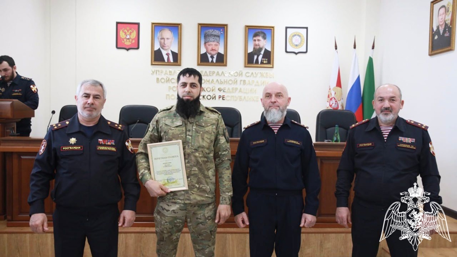 В Грозном медики Росгвардии отметили свой профессиональный праздник