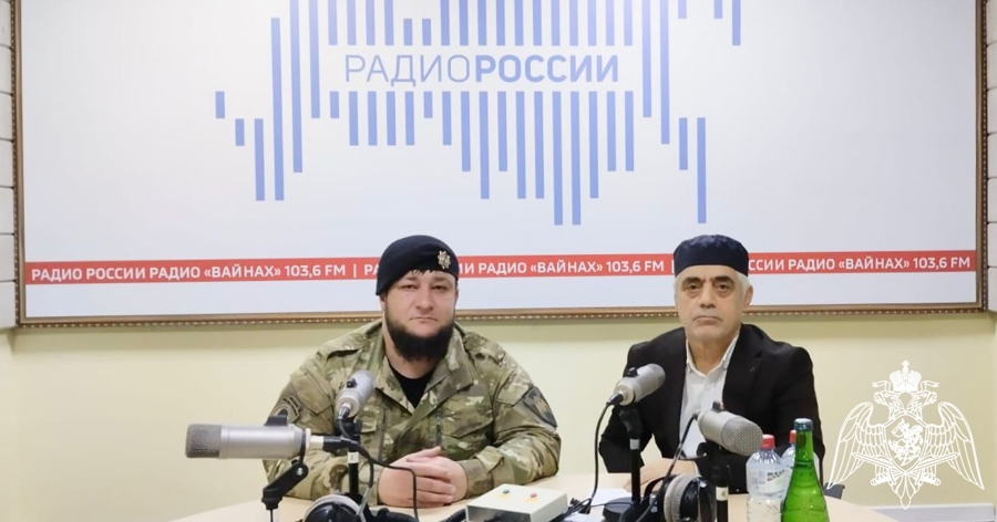 Сотрудник Росгвардии стал гостем радиоэфира на ГТРК «Вайнах»