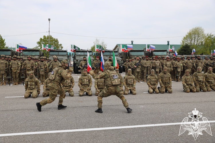 В Грозном отметили годовщину со дня образования полка  имени Героя России А.А. Кадырова