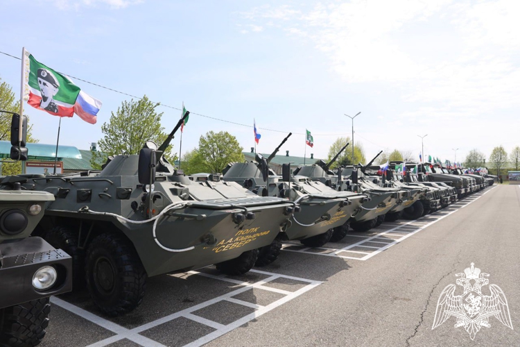 В Грозном отметили годовщину со дня образования полка  имени Героя России А.А. Кадырова