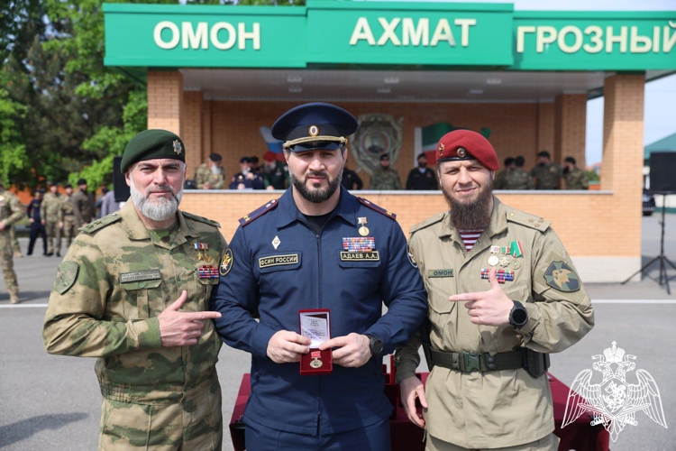 В Чеченской Республике отметили годовщину образования ОМОН «АХМАТ-Грозный»