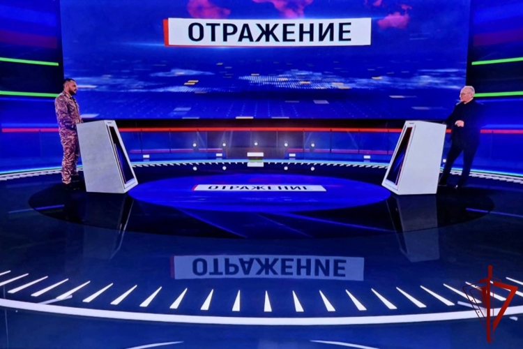 Кинолог Росгвардии стал гостем программы на региональном телеканале
