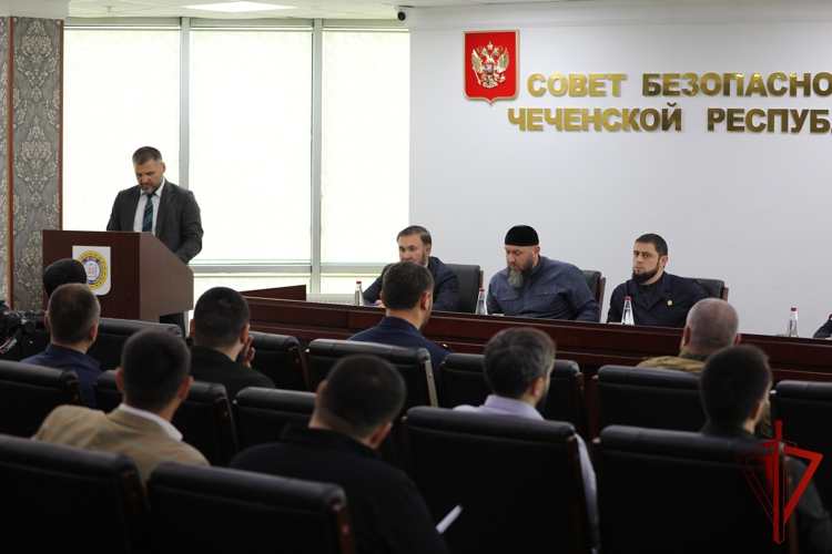 Представитель Росгвардии принял участие в заседании комиссии Совета безопасности Чеченской Республики