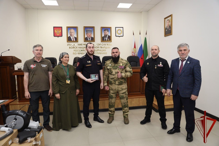 В Управлении Росгвардии по Чеченской Республике состоялось мероприятие ко Дню ветеранов боевых действий 