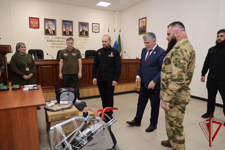 В Управлении Росгвардии по Чеченской Республике состоялось мероприятие ко Дню ветеранов боевых действий 
