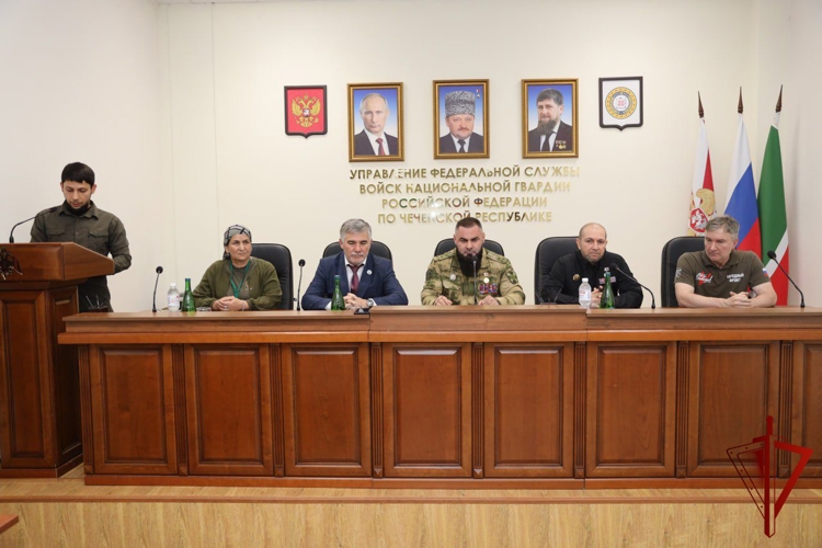 В Управлении Росгвардии по Чеченской Республике состоялось мероприятие ко Дню ветеранов боевых действий 