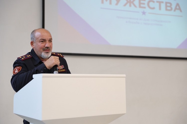 Представитель Росгвардии принял участие в мероприятии ко Дню солидарности в борьбе с терроризмом
