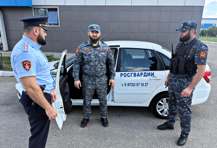 Росгвардия провела проверку подразделения охраны Грозненской ТЭС
