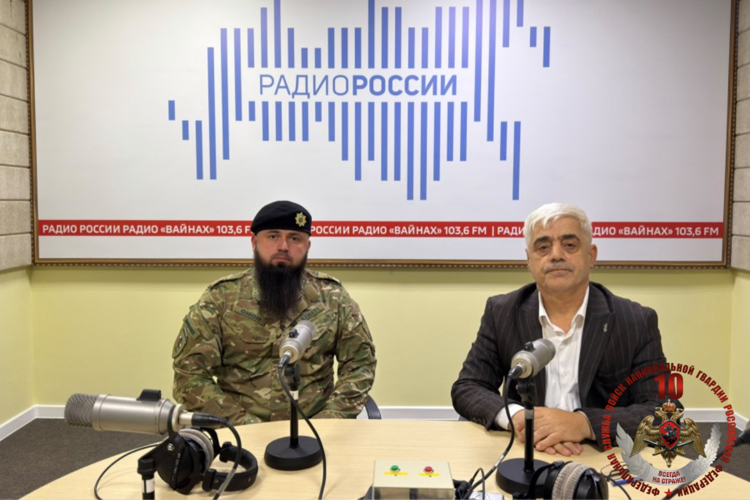 Росгвардеец стал гостем радиорубрики «В эфире Росгвардия» на ГТРК «Вайнах»