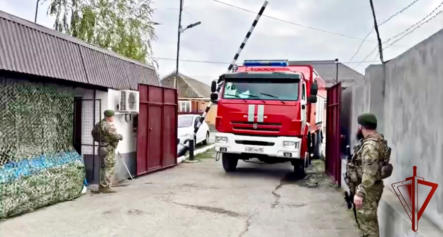 Росгвардия и МЧС провели совместные пожарно-тактические учения в Грозном