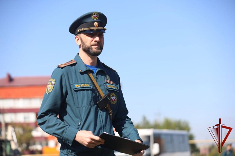 В Чеченской Республике Росгвардия участвует во Всероссийской тренировке по гражданской обороне
