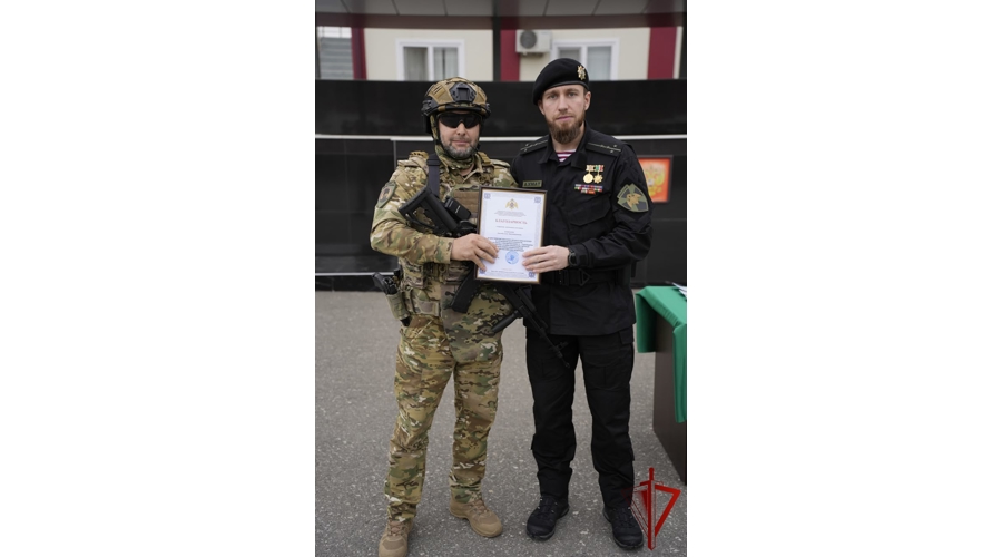В Грозном отметили 74-ю годовщину со дня образования подразделений вневедомственной охраны Росгвардии